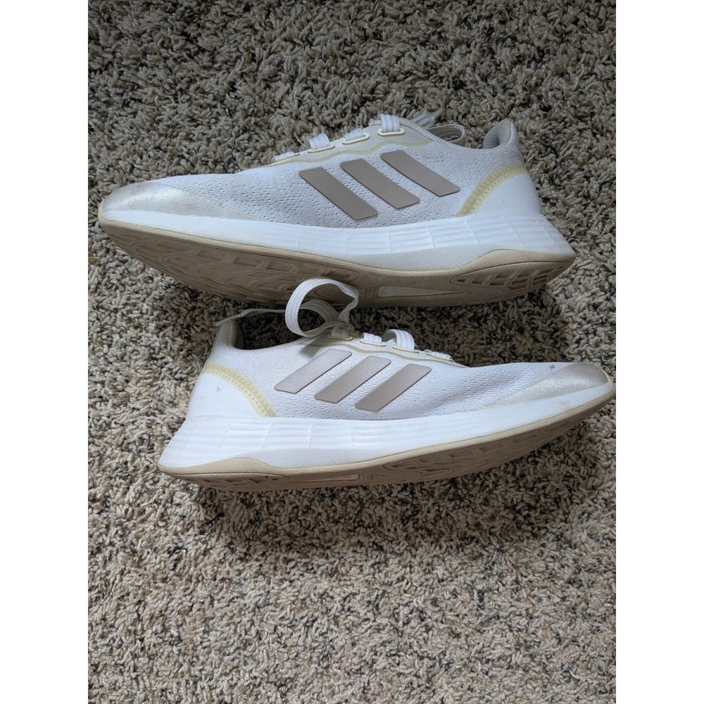 Adidas Duramo SL White Silver Running Shoes Womens 6.5 FY5360 Lightmotion - Picture 3 of 6